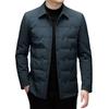 Herbst Neue Herren Revers Trendige Daunenjacke Kältefest und Warme Daunenjacke