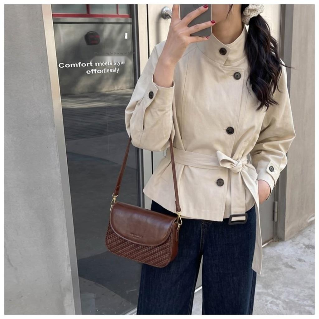 Xeie Thuk Crossbody Bag Women PU Adjustable Strap Daily Commute
