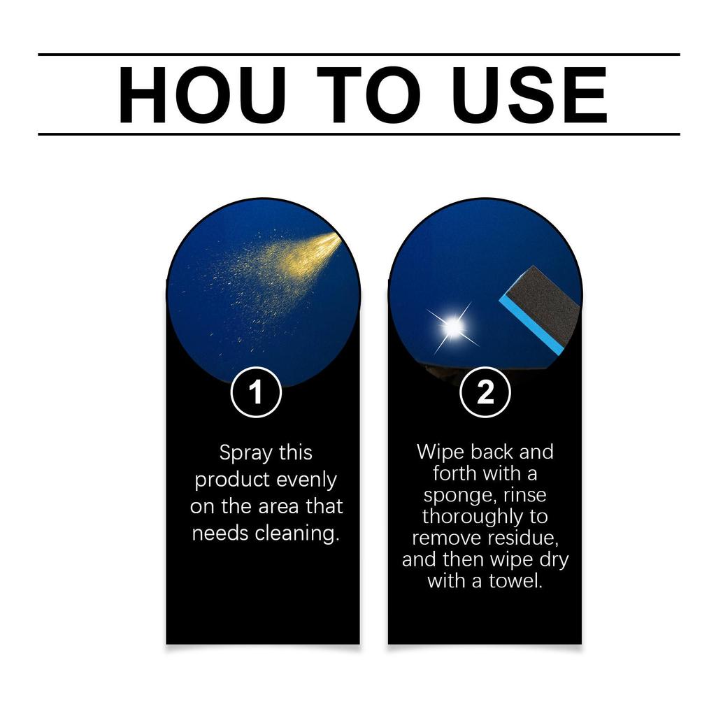 Homonth Car Cleaning Spray for Removing Surface Dust and Dirt, Cleaning Care, Refurbishment Maintenance, 1 set