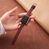 Originální kožený tenký řemínek s vzorem liči pro Apple iWatch