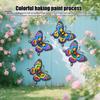 Outdoor Hanging Art Metal Butterfly Wall Decorations, Sculpture Decor, Iron Easy Installation Decor Indoor for Living Room Bedroom Garden Patio Fence