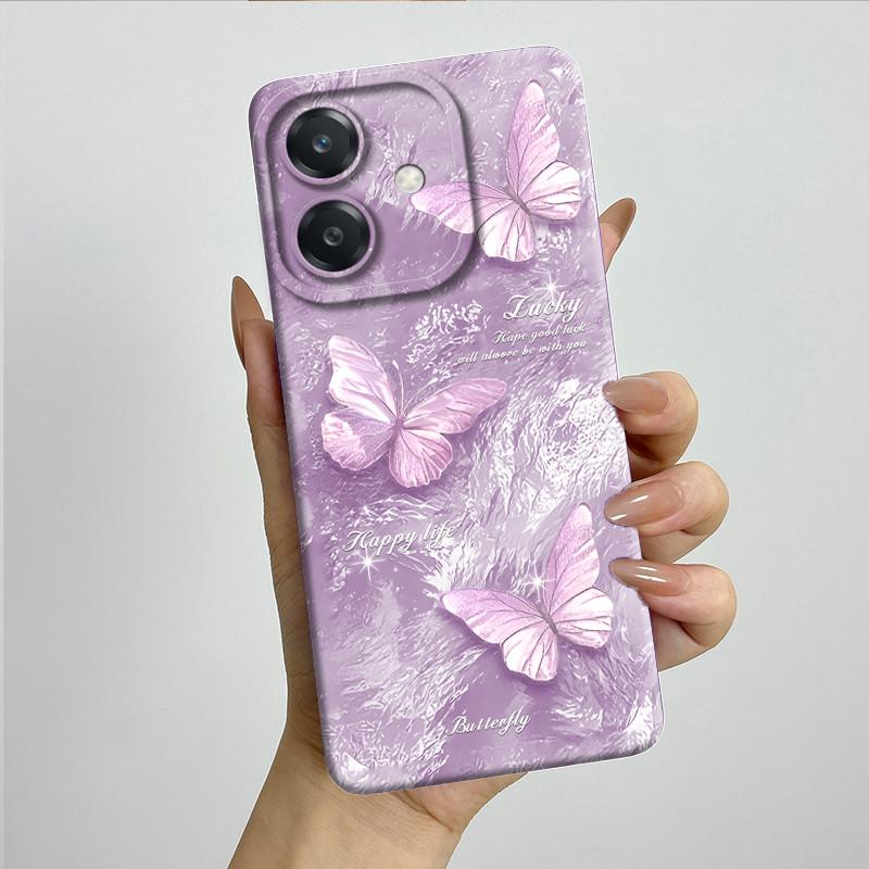 For OPPO A3 4G Phone Case A40 A40m CPH2669 CPH3669 Soft Silicone Sweet Painted Funda Coque Cartoon Printed Protective Back Cover