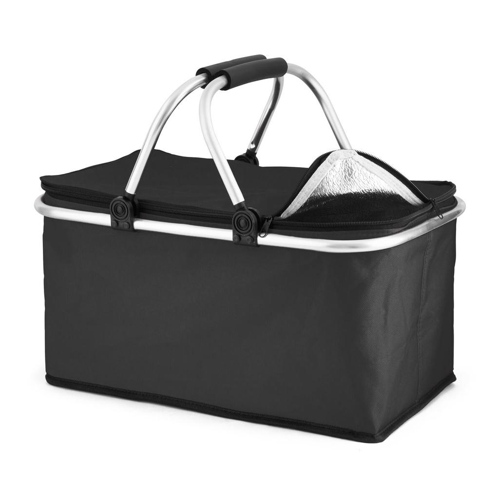 30l Insulated Cooler Picnic Basket For Camping And Outdoor Activities**