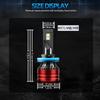 Light Bulbs Compatible for 2022-2023 Chevrolet Silverado 1500 2500 3500HD H9 High Beam Fog Lights Combo Pack 800% Brightness with Cooling Fan Plug N
