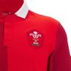 Macron Mens 2025 Wales RU Long-Sleeved Home Shirt