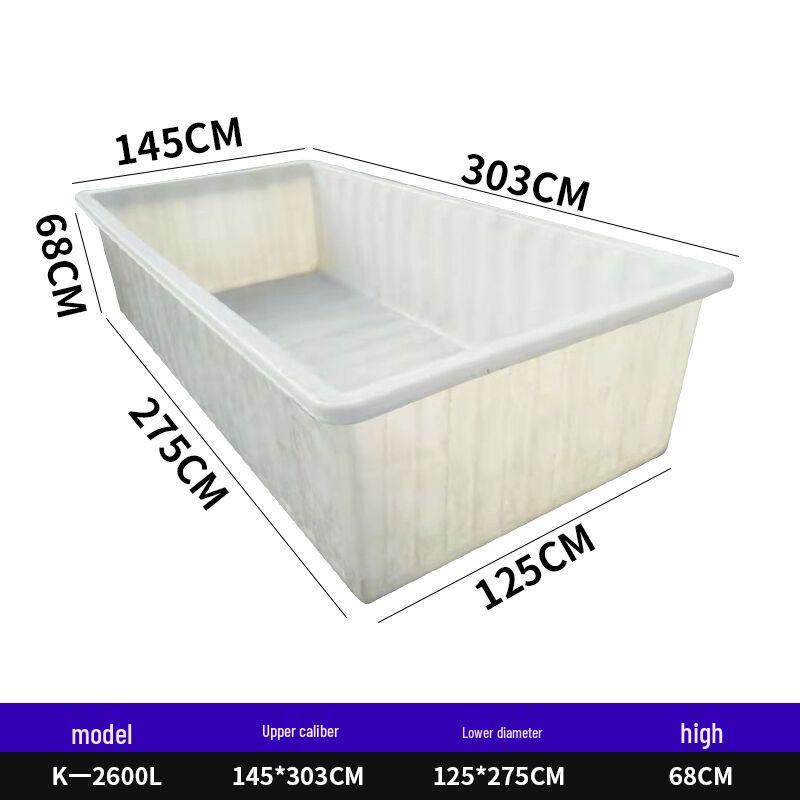 Durable Thickened Plastic Water Tank & Soaking Sink for Aquaculture and Fish/Turtle Farming