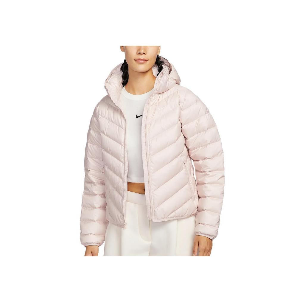 Nike Therma-Fit FW25 Sportswear Windpuffer Windrunner Down Quilted Warm Solid Color Zip Long Sleeve Down Jacket Women outerwear HV5106-667