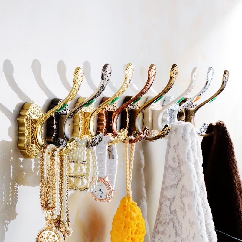 Robe Hooks Wall Mounted Vintage Hook Single Screw Towel Hook Holder Bathroom Accessories Bathroom Clothes Hook 8801