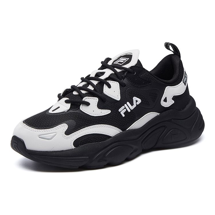 FILA Mars 1 Fabric Synthetic Leather Mars Splicing Sports Shock Absorbing Wear Resistant Breathable Low Top Lifestyle Casual Shoes F12W041117FFN