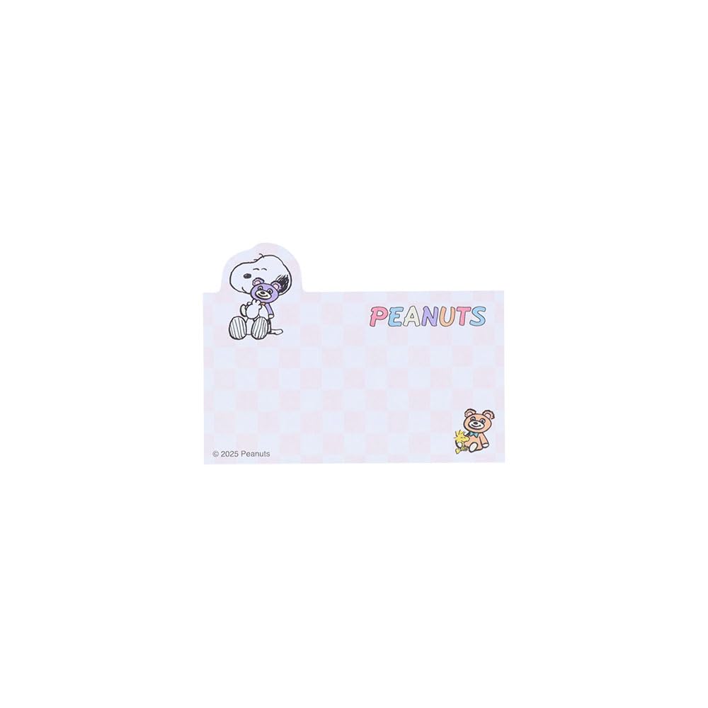 Stationery Snoopy Sticky S2850010 Sun-Star Notes, Die-Cut Blocks, Pastel,