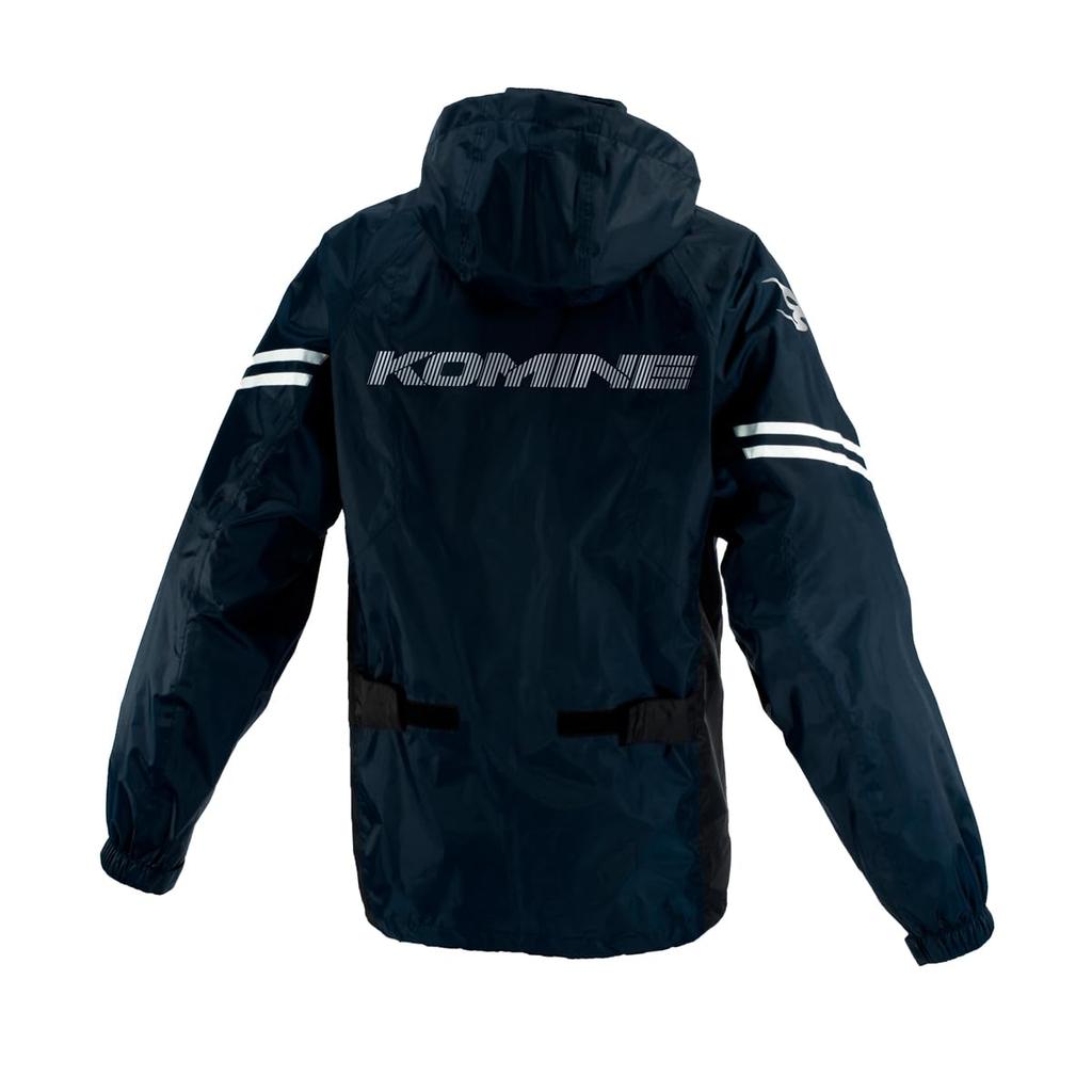 Motorcycle Rain Jacket Navy 2XL [Komine] 03-5393 Men's RK-5393