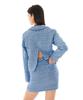 Ader Worldly Tulip Tweed Skirt [Blue]