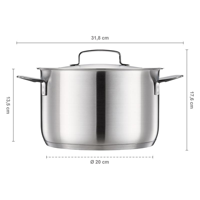 Garnek 5 L All Steel Z Pokrywką 1064752