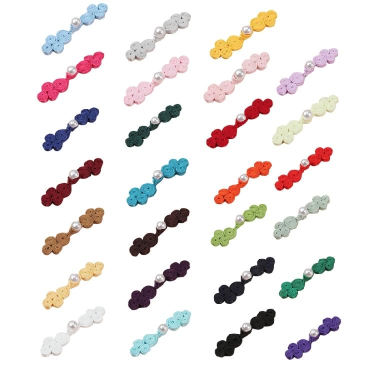 Cheongsam Button Beads Chinese Closure Button Chinese Traditional Knots Button Closure Sewing Fastener