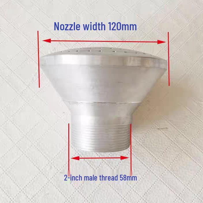 Universele Lotus Sproeikop voor Tuinbesproeiing, Rond Mondstuk van 2 Inch