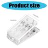 50 PEÇAS Clip Transparente Autoadesivo Gancho para Tapeçaria Clip de Parede para Decoração de Parede de Fotos