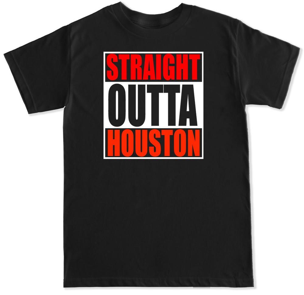 STRAIGHT OUTTA HOUSTON ROCKETS BASKETBALL JAMES HARDEN CHRIS PAUL MENS T SHIRT Unisex T-Shirt S