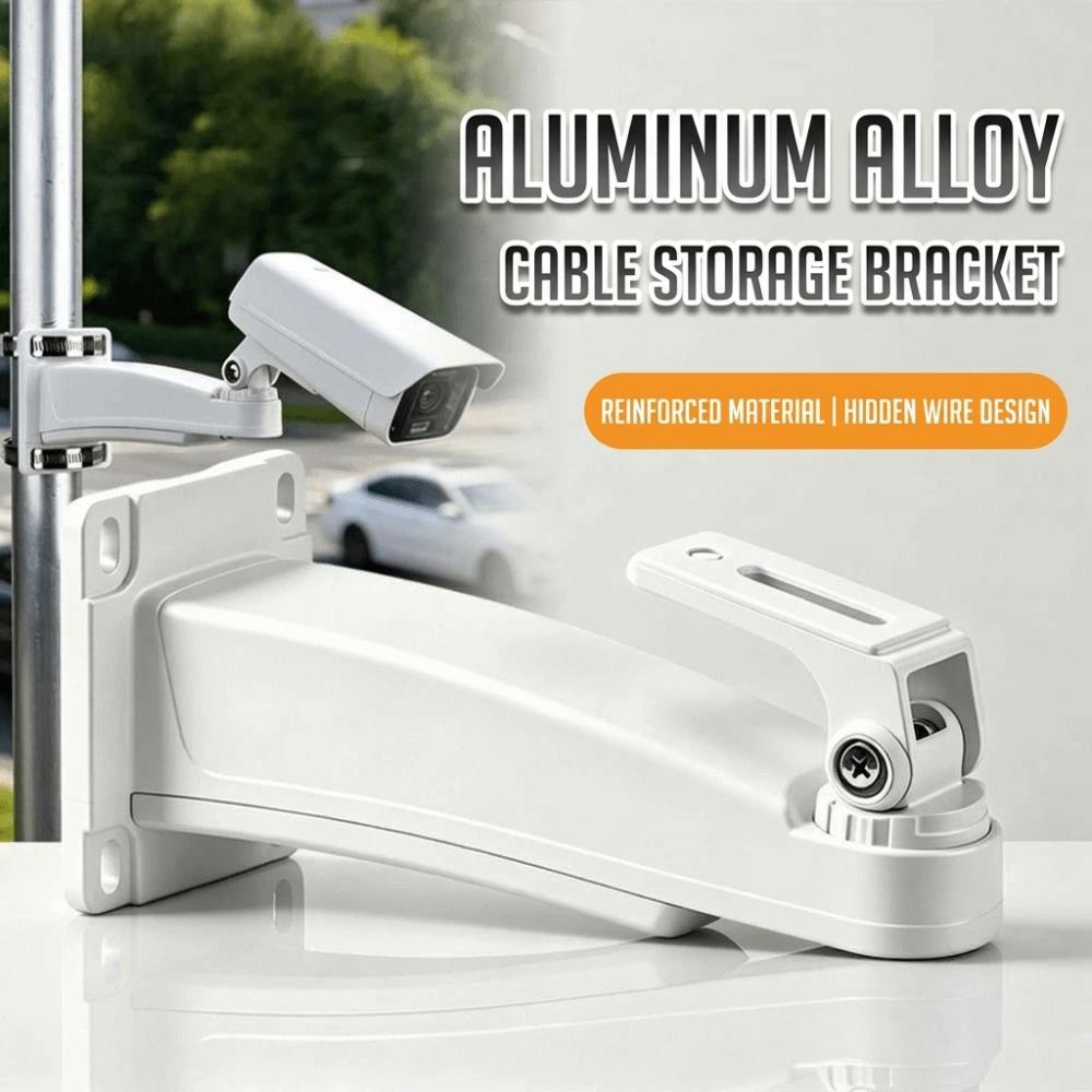 Rust Resistant Surveillance Camera Holder Sturdy Pole Mount Flexible Mounting Wall Mount Home