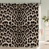 Sexy Leopard 3d Shower Curtains Waterproof Fabric Geometric Flower  Bathroom Curtain With Hooks Decor 180*200cm Bathtub Screen