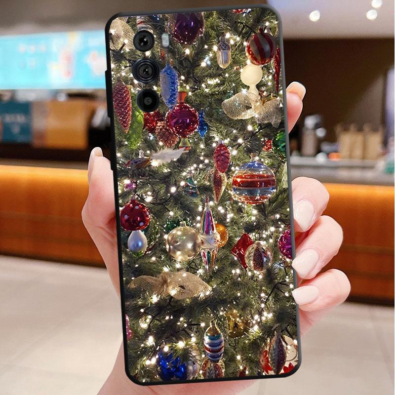 Phone Case For Motorola Edge 50 40 Pro 60 50 40 30 Ultra Neo Fusion Moto G Play G Stylus G Power G Christmas Tree