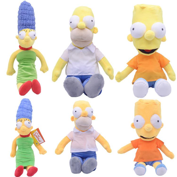 The Bart Simpsons Marge Plush Toy Cartoon Stuffed Doll Decoration Kids Gift