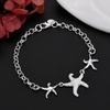 Copper charm Ocean starfish necklaces bracelests for women Street Versatile Jewelry Set wedding fashion gifts