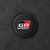 PU Leather Slot Non-slip Coaster Mat Emblem Car Cup Holder Pad for Toyota TRD GR Aygo Corolla Avensis Vios Yaris Mark-X Mirai Yaris