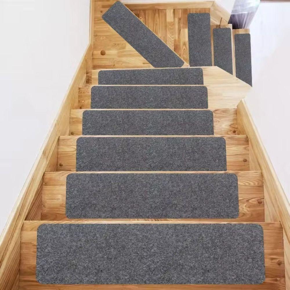 Self-adhesive Stair Tread Carpet Mat 76X20cm Door Mat New Protection Cover Pads  Home Decor