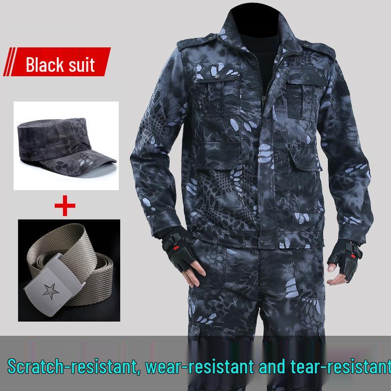 Ensembles de Vêtements de Travail de Soudure Camouflage: Combinaisons de protection de chantier durables pour hommes et femmes