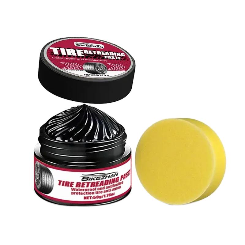 Premium Tire Renewal Wax-Long-Lasting Shine Anti-Dust Protection Prevents Aging&Cracking Car Wheel Polish Restorer All Vehicles