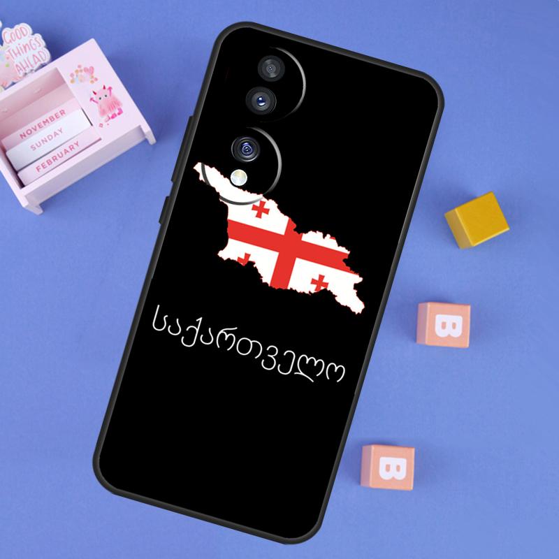 Georgia Flag Case For Honor Win RT 400 200 Pro 50 70 90 X9a X9b X9c X9d X8b X8c Magic 8 Pro 6 7 Lite Cover