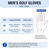 White And Black Men’s Golf Glove Single Golf Glove Right Hand Single Golf Glove  Golf Practice