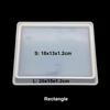 Silicone for DIY Coaster Resin Epoxy Mold Cup Mat Tray Tea Coaster Resin Molds Silicone Wine Glass Coasters Clay Plate Mould