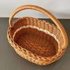 Large Shopping Baskets Fruit Vegetable Storage Basket with Handle Laundry Clothes Baskets Rattan Basket