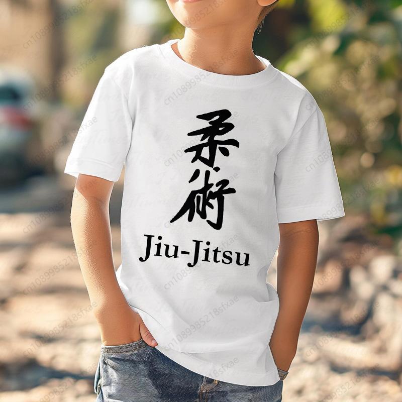 Jiu Jitsu Rashguard Murder Yoga Kid Casual Children Tshirt New Print Girls T Shirt Short Sleeve O-neck Summer Tops T-shirt