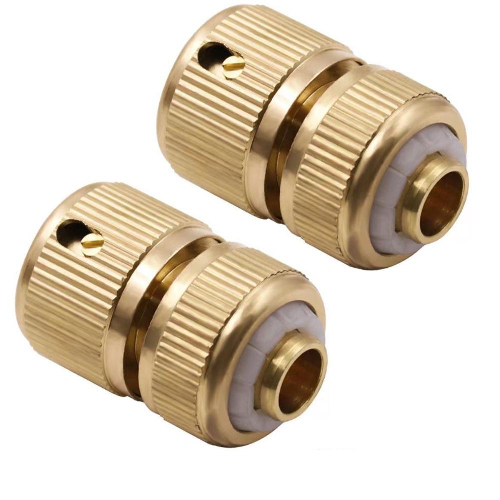 1/2pcs 1/2" Garden Hose Connector Car Washer Quick-release Fitting Water Quick Connector Tube Repair Accessories
