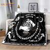 Magic Ouija Board Alphabet Blanket Witchcraft Pentagon Blanket for Bedroom Living Room Sofa Gothic Ouija Hand Flannel Blanket