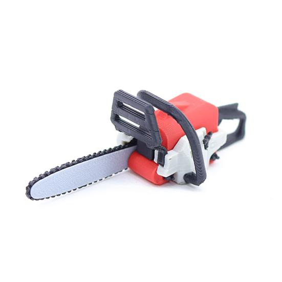 Миниатюрная бензопила 46034 Масштабная реалистичная мебель для кукольного домика Креативная модель из PLA Игра Аксессуар для кукольного домика Хобби