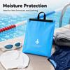 3PCS Waterproof Nylon Travel Storage Bag With Zipper Handle For Wet Swimsuit Clothes Toiletries Laundry Bedroom Closet Organization Use