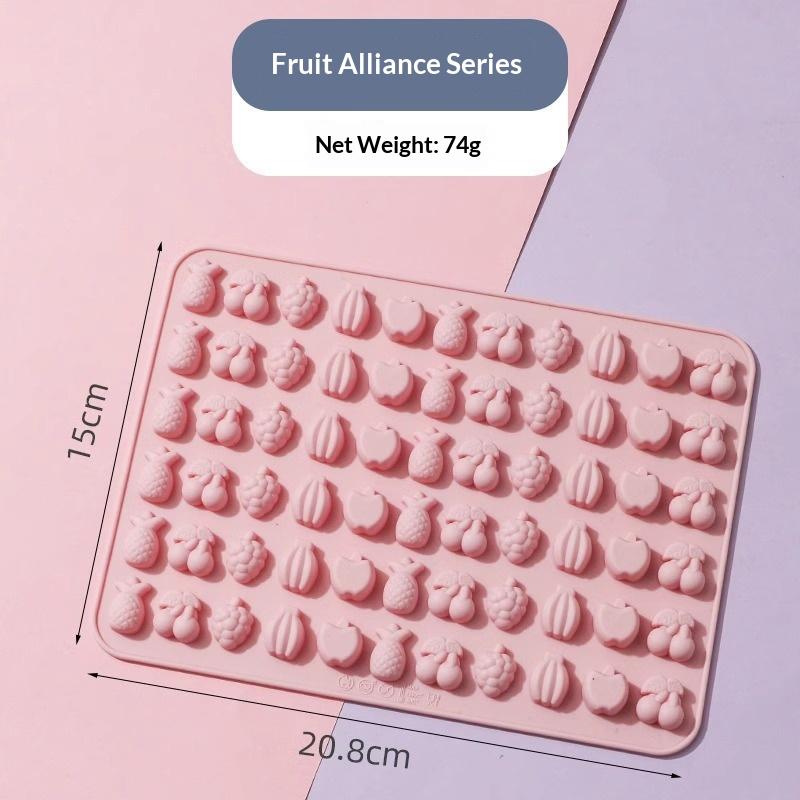 

Food-Grade Silicone Mini Gummy Candy Molds Diy Candy Cookie Molds High-Temperature Resistant Baking Molds