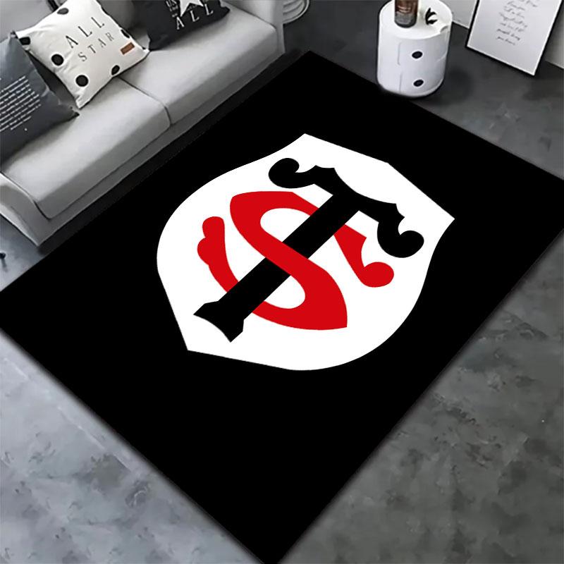 Stade Toulousain Carpet Rug for Living Room Bedroom Home Sofa Decoration,Kids play Non-slip Floor Mat