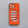 Sardinen Fisch Kunst Handyhülle Für Samsung Galaxy S26 S25 Ultra S24 S23 FE S22 S21 Plus S20 A56 A55 A54 A35 A16 Stoßfeste Hülle