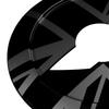 Car Steering Wheel Sticker Interior Styling Accessories Union Jack Style For Mini Cooper R50 R52 R53 2001 2002 2003 2004 2005