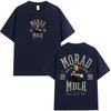 Rapper Morad MDLR T-Shirt 2026 Sommer Herren Hip Hop Retro Mode T-Shirt Lässig Baumwolle Oversized Rundhals T-Shirt Street Y2K