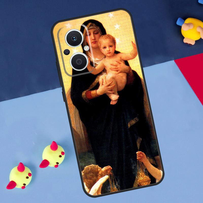 Religious Mary and Jesus For OPPO Reno 12F 13F 14F 11F 10 11 12 13 14 Pro 8T 7 8 Lite OPPO Find X9 X8 X6 X5 Pro Case