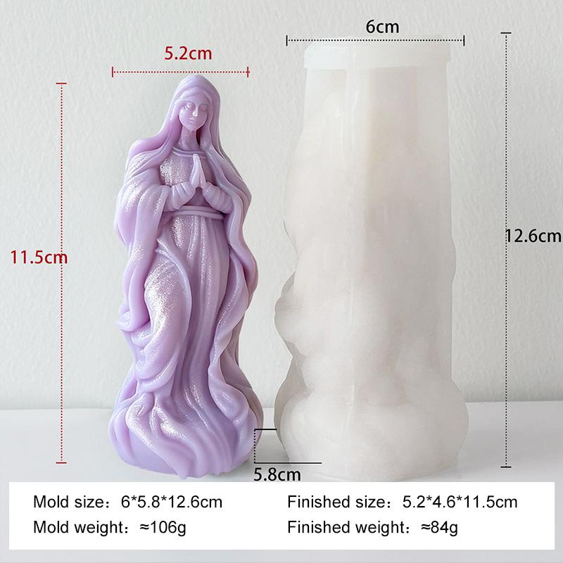 

DIY Portrait Statue Gypsum Form Crafts Casting Silicone Mold Handmade Aroma Candle Plaster Mould Candle Making Supplies
