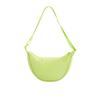 Solid Color Nylon Hobos Bag Nylon Messenger Bag Simple Half Moon Bag  Ladies Purse