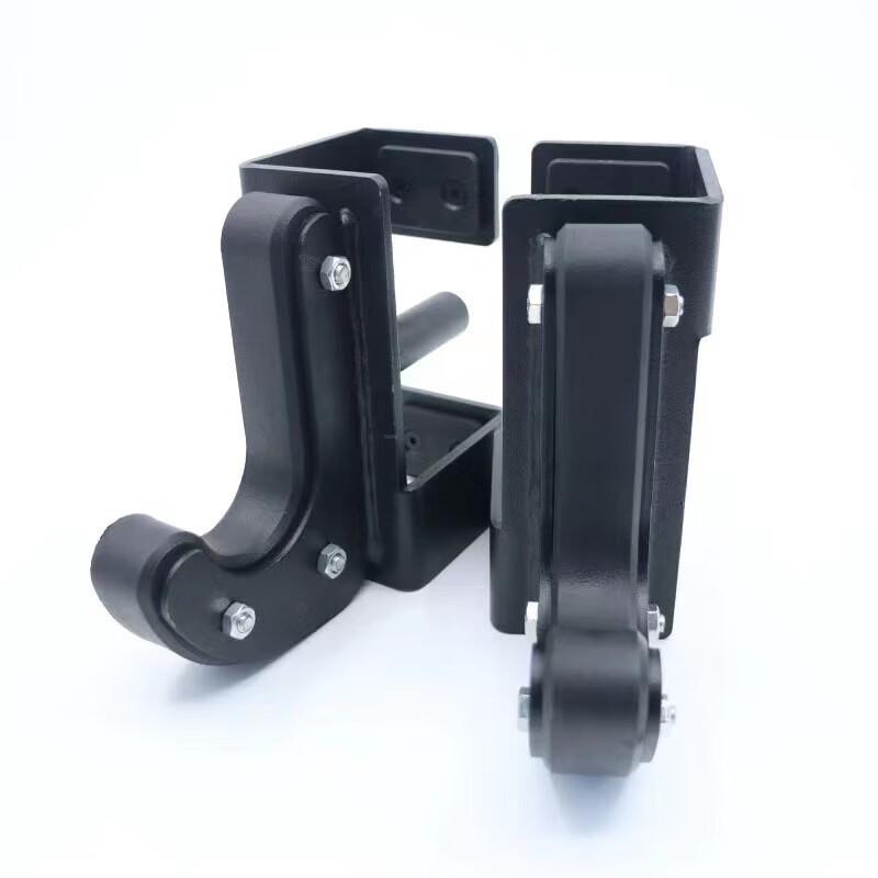 WEZHO Commercial Barbell J-Hook with Roller