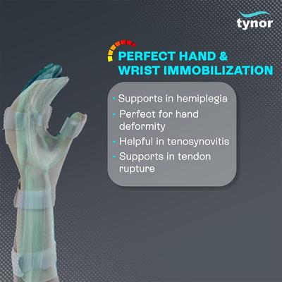 TYNOR Hand Resting Splint, Beige, Right, Medium, 1 Unit