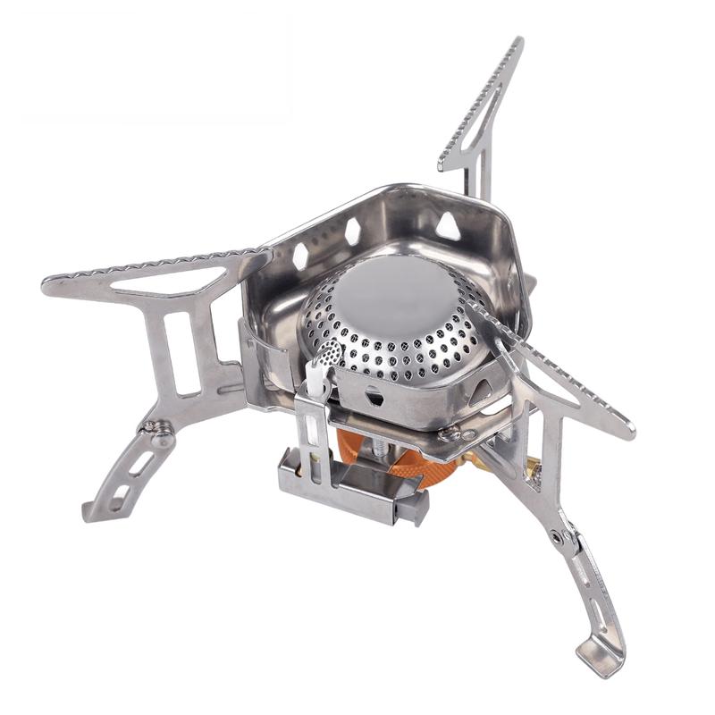 Hooloo Outdoor Windproof Portable Split-Type Camping Gas Stove